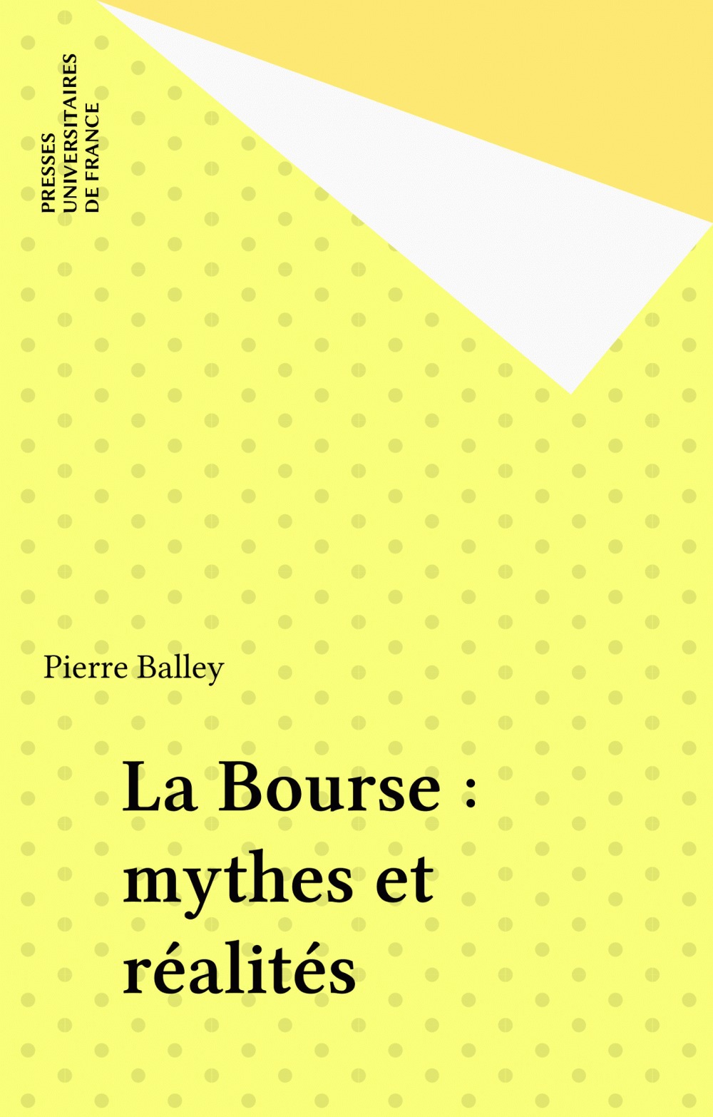 ebook cover of La Bourse : mythes et réalités, by