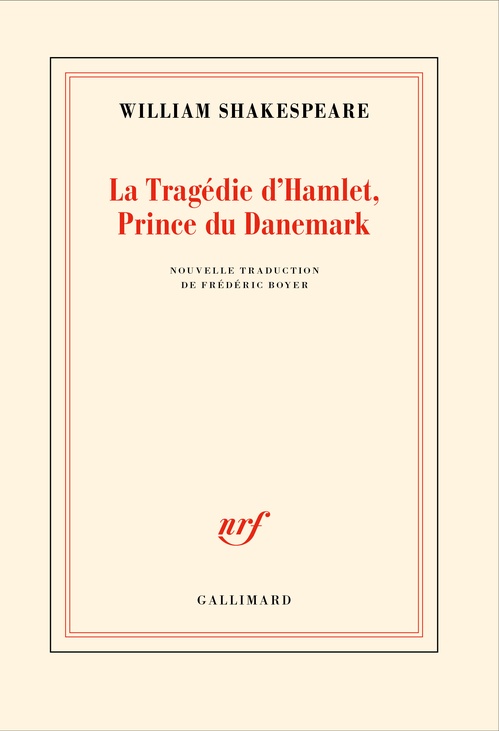ebook cover of La Tragédie d'Hamlet, prince du Danemark, by William Shakespeare