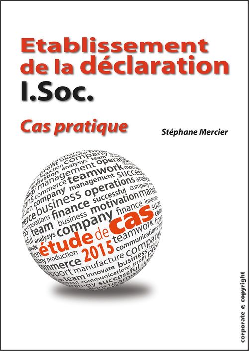 ebook cover of Etablissement de la déclaration I.Soc. - Cas pratique, by Stéphane Mercier