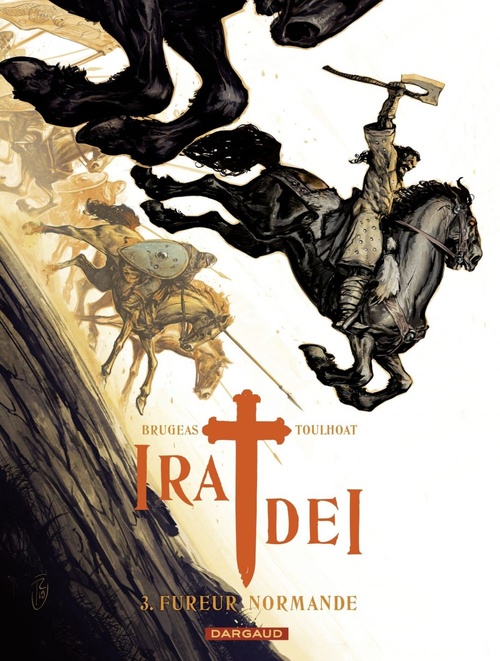 Couverture ebook de Ira Dei - Tome 3 - Fureur normande, de Vincent Brugeas, Ronan Toulhoat