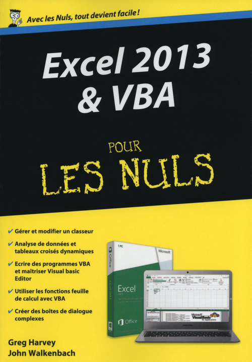 ebook cover of Excel 2013 & VBA mégapoche pour les nuls, by Greg Harvey
