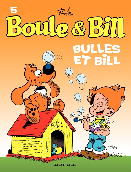 Couverture ebook de Boule et Bill - Tome 5 - Bulles et Bill, de Jean Roba