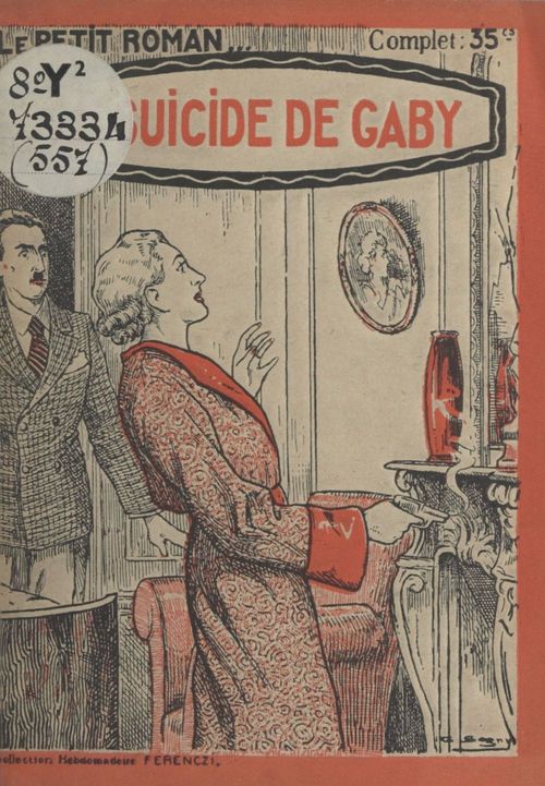 ebook cover of Le suicide de Gaby, by Albert Dubeux