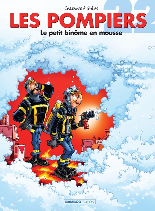 ebook cover of Les Pompiers - Tome 22 - Les Pompiers - Tome 22 - Le petit binôme en mousse, by Christophe Cazenove, Stédo