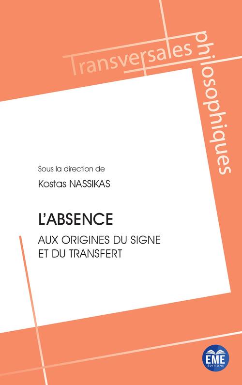Couverture ebook de L'absence, de Collectif, Kostas Nassikas