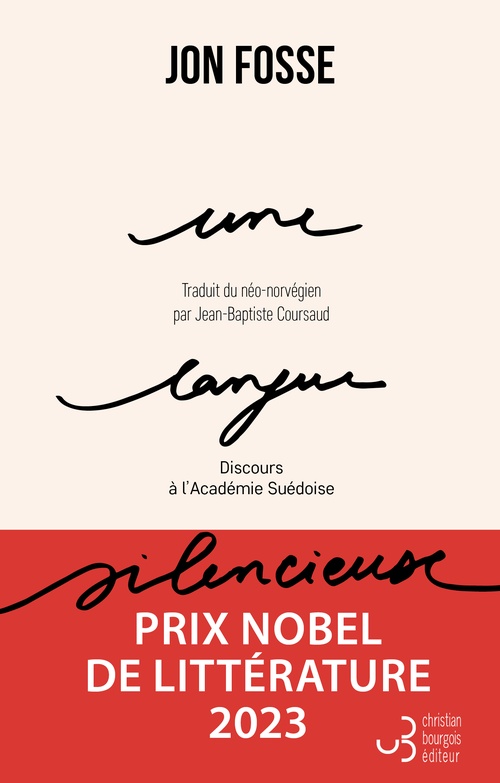 Couverture ebook de Une langue silencieuse, de Jon Fosse