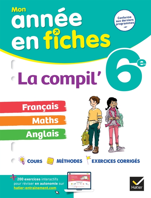 ebook cover of La Compil' 6e : français, maths et anglais, by Collectif
