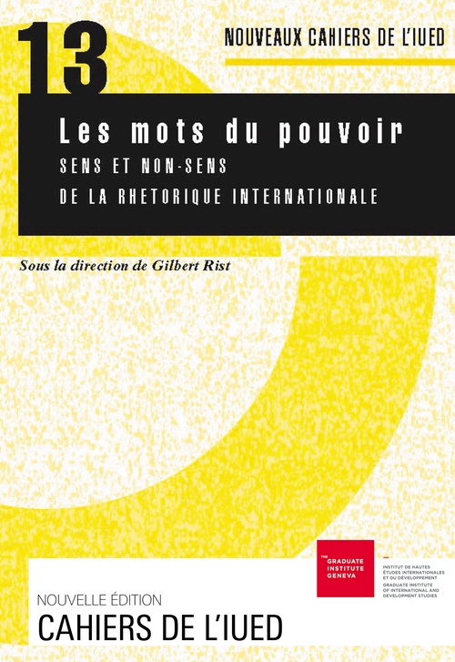 Couverture ebook de Les mots du pouvoir, de Rist Gilbert