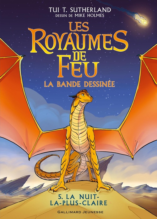 Couverture ebook de Les Royaumes de Feu. La bande dessinée (Tome 5) - La nuit-la-plus-claire, de Tui T. Sutherland