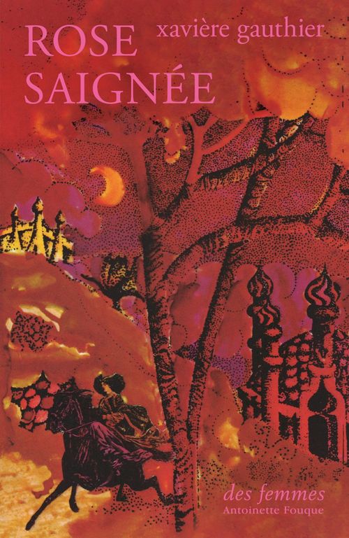 Couverture ebook de Rose saignée, de Xavière Gauthier