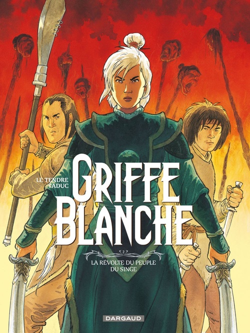 Couverture ebook de Griffe Blanche - Tome 2 - La Révolte du peuple du singe, de Serge Le Tendre, Olivier Taduc