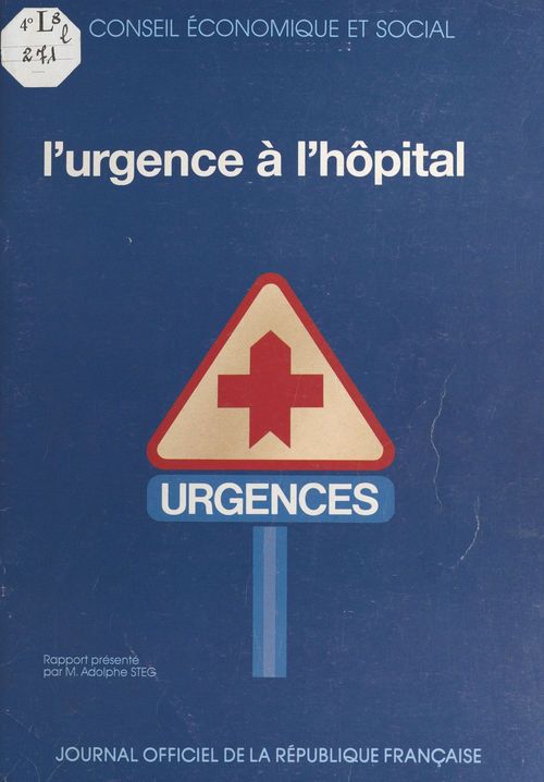 ebook cover of L'Urgence à l'hôpital, by Collectif