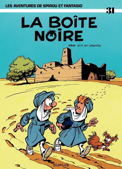 Couverture ebook de Spirou et Fantasio - Tome 31 - La boite noire, de Raoul Cauvin, Nic