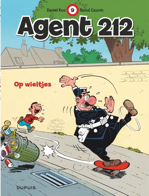 Couverture ebook de Op wieltjes, de Kox/Cauvin
