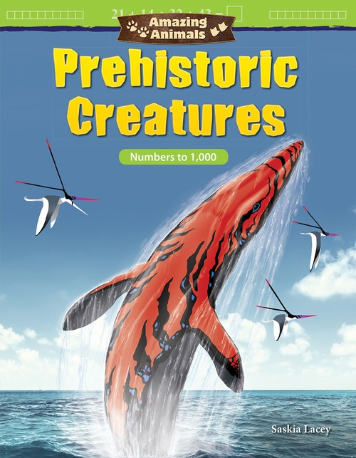 Couverture ebook de Amazing Animals: Prehistoric Creatures, de Saskia Lacey