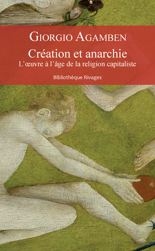 Couverture ebook de Création et anarchie, de Giorgio Agamben