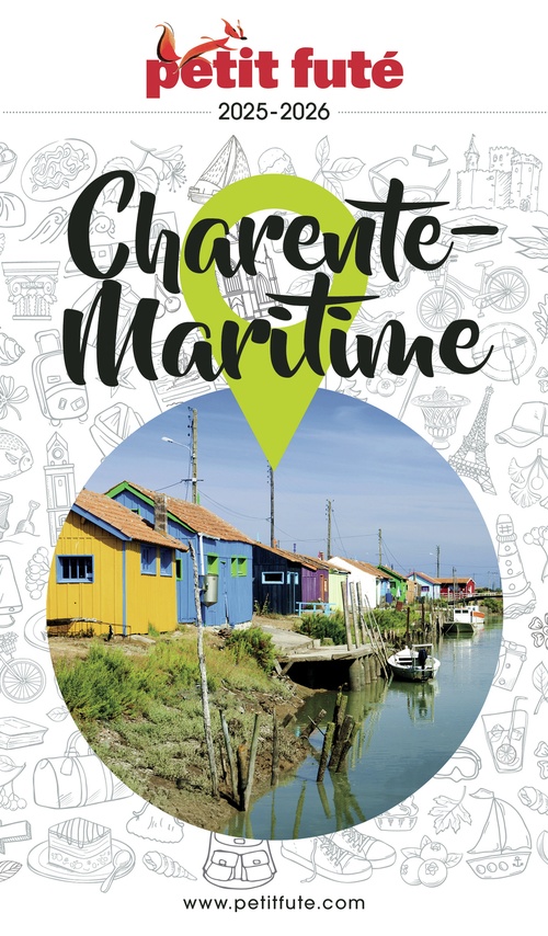 Couverture ebook de Guide Charente Maritime 2025 Petit Futé, de Collectif petit futé
