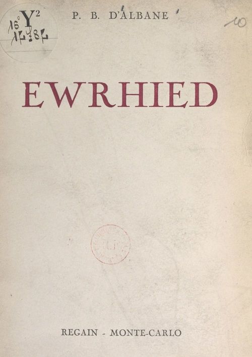 ebook cover of Ewrhied, by Paul B. D''Albane