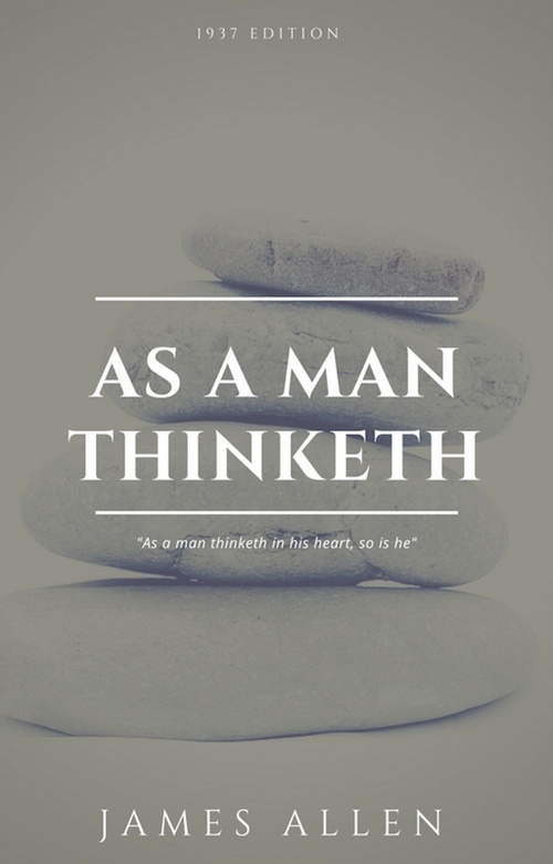 ebook cover of As a Man Thinketh, by James Allen