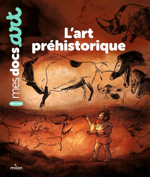 Couverture ebook de L'art préhistorique, de Sarah Barthère