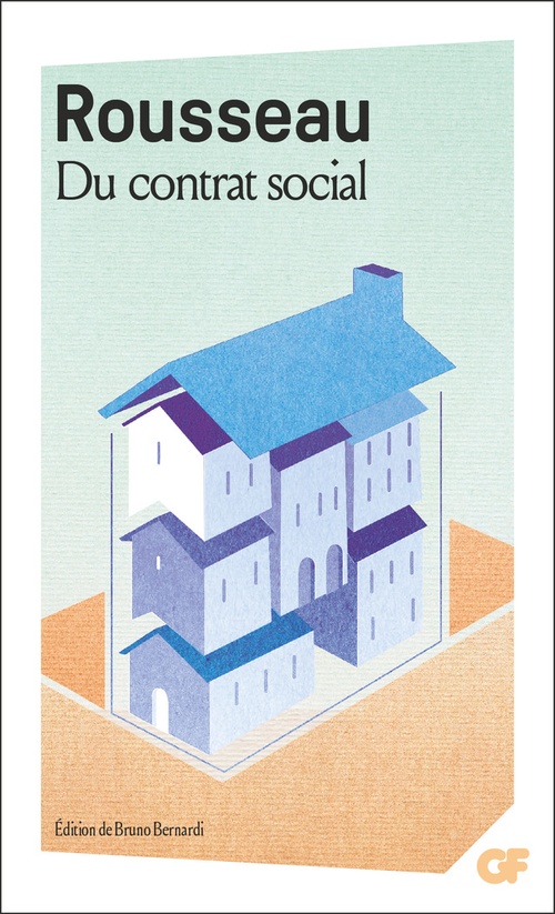 Couverture ebook de Du contrat social, de Jean-Jacques Rousseau