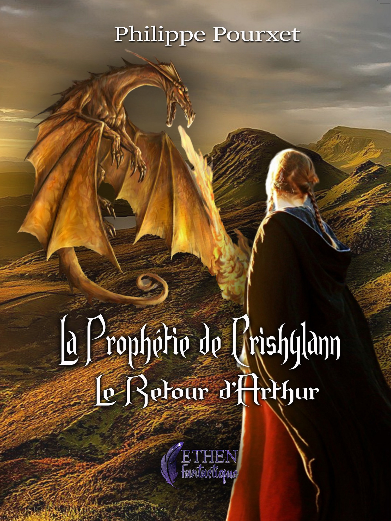 Couverture ebook de La prophétie de Crishylann, de Philippe Pourxet