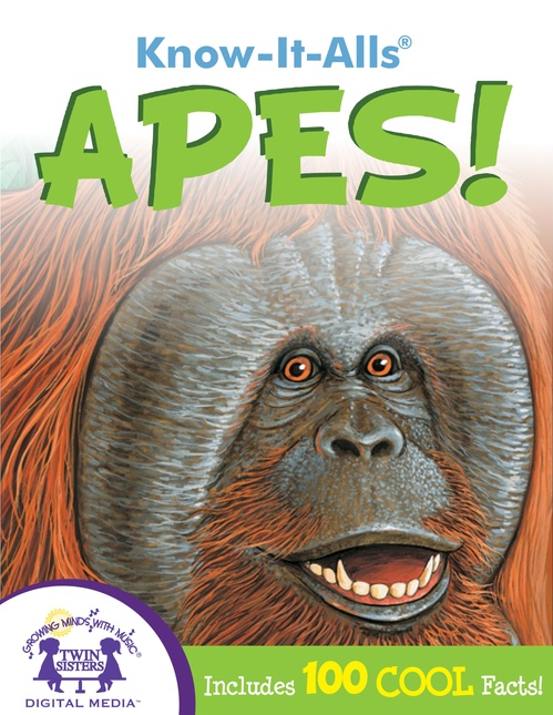 ebook cover of Know-It-Alls!® Apes, by Carol Harrison