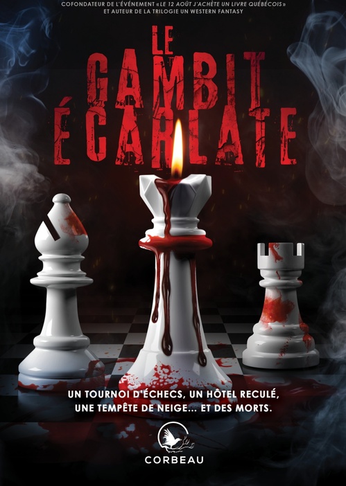 Couverture ebook de Le Gambit Écarlate, de Patrice Cazeault