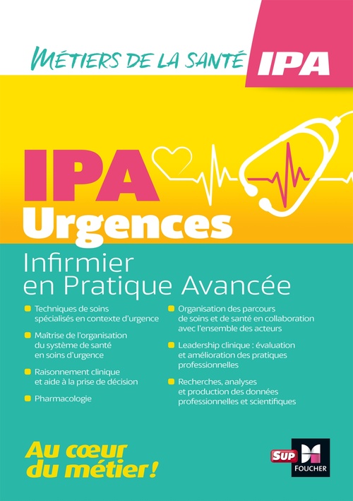 Couverture ebook de Infirmier en pratique avancée - IPA - mention Urgences, de Collectif