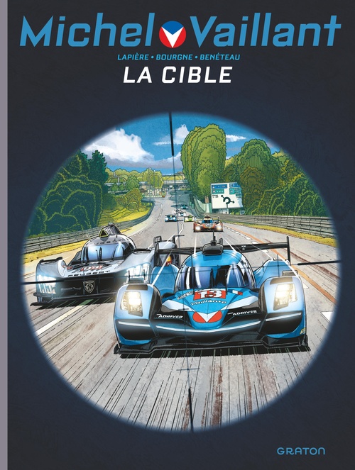 Couverture ebook de Michel Vaillant - Saison 2 - Tome 12 - La cible, de Denis Lapière