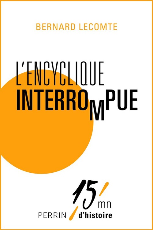Couverture ebook de L'encyclique interrompue, de Bernard Lecomte