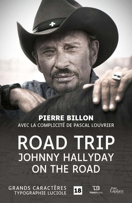 Couverture ebook de Road Trip : Johnny Hallyday on the road, de Pierre Billon