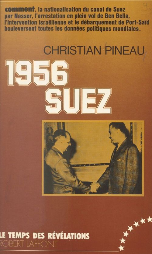 Couverture ebook de 1956, Suez, de Christian Pineau