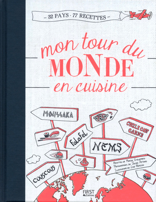 ebook cover of Mon tour du monde en cuisine, by Marion Guillemard