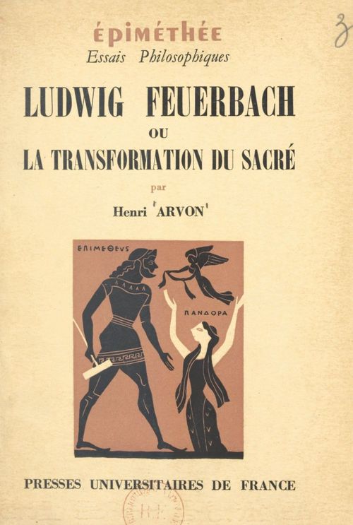 Couverture ebook de Ludwig Feuerbach, de Henri Arvon
