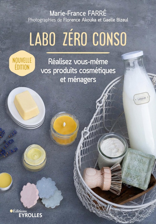 Couverture ebook de Labo zéro conso, de Marie-france Farré