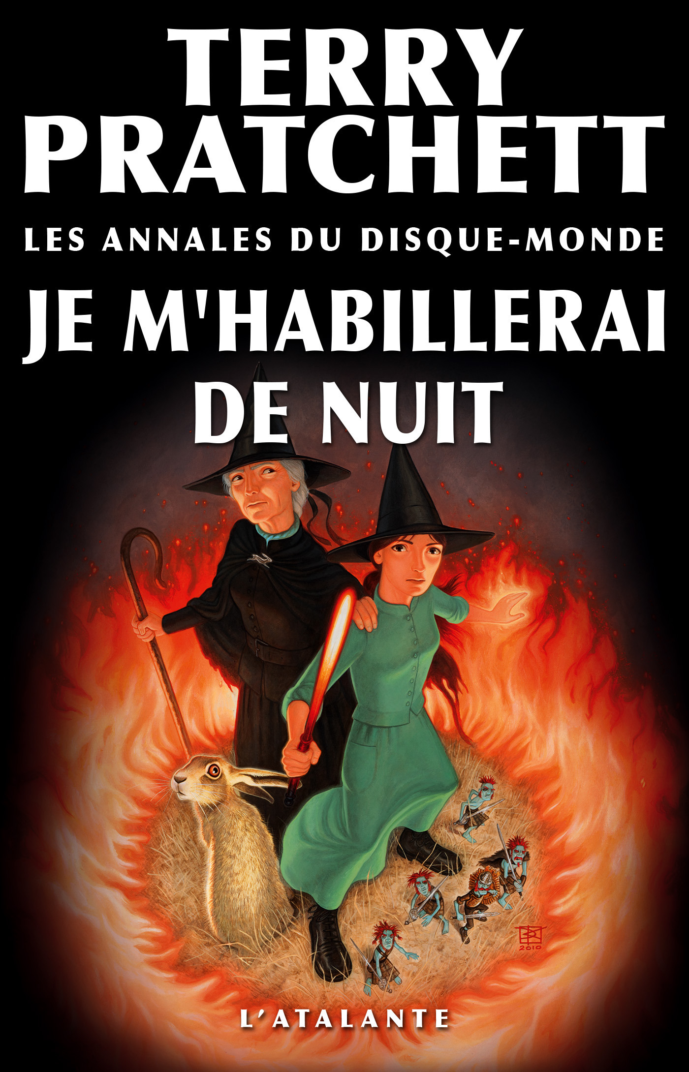 ebook cover of Je m'habillerai de nuit, by Pratchett/Kidby