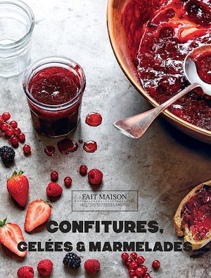 Couverture ebook de Confitures, gelées et marmelades, de Thomas Feller