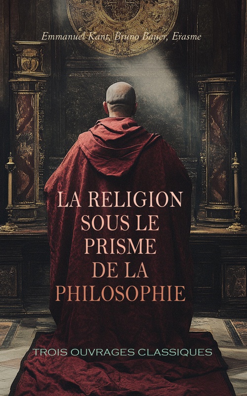 Couverture ebook de La Religion sous le Prisme de la Philosophie : Trois Ouvrages Classiques, de Bruno Bauer, Emmanuel Kant, Erasme