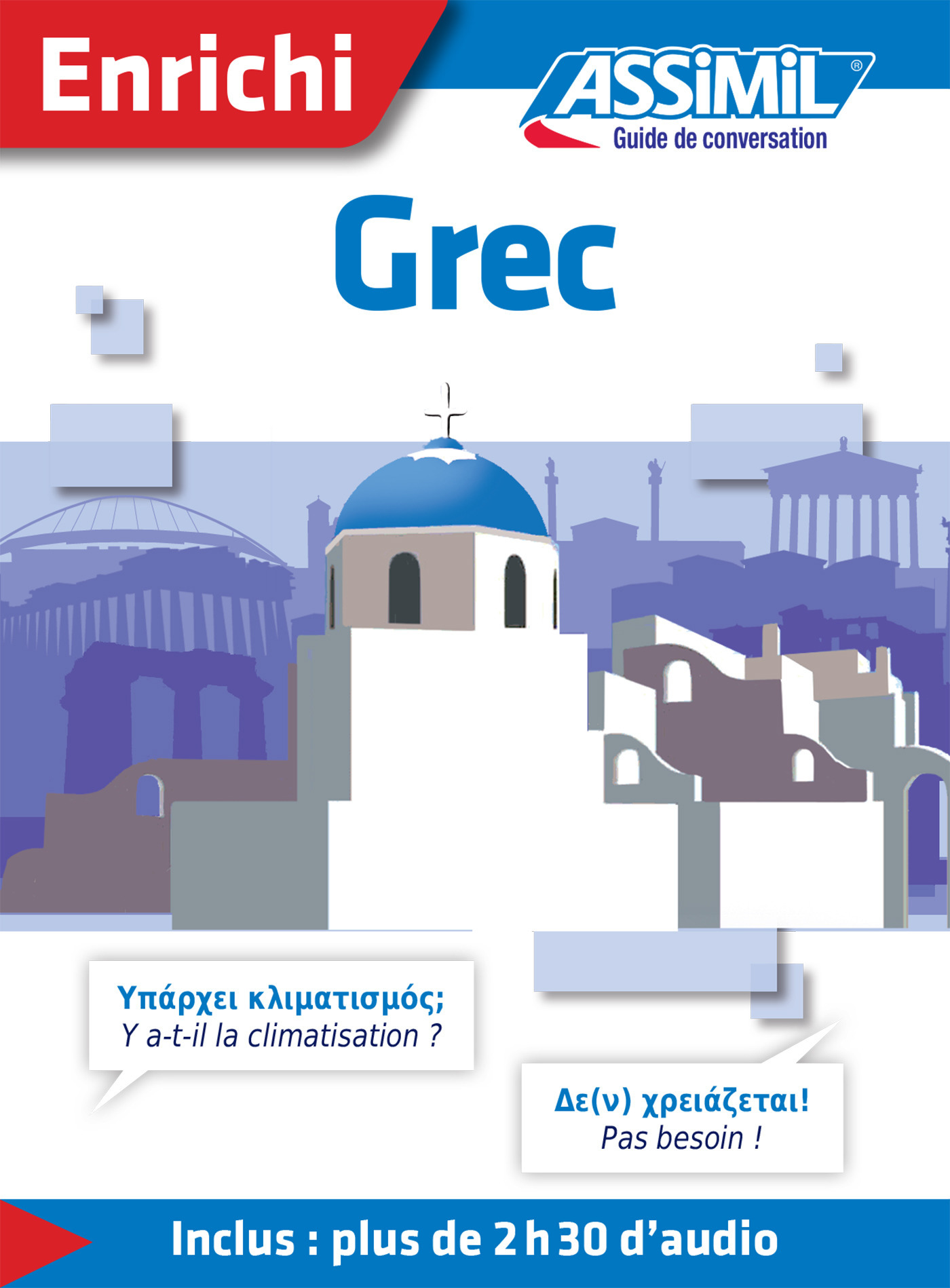 ebook cover of Grec - guide de conversation, by Jean-Pierre Guglielmi