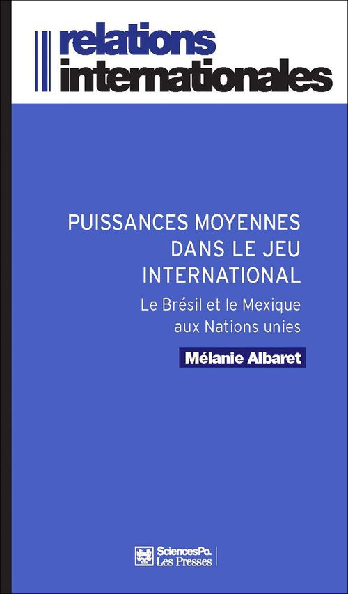 ebook cover of Puissances moyennes dans le jeu international, by Mélanie Albaret