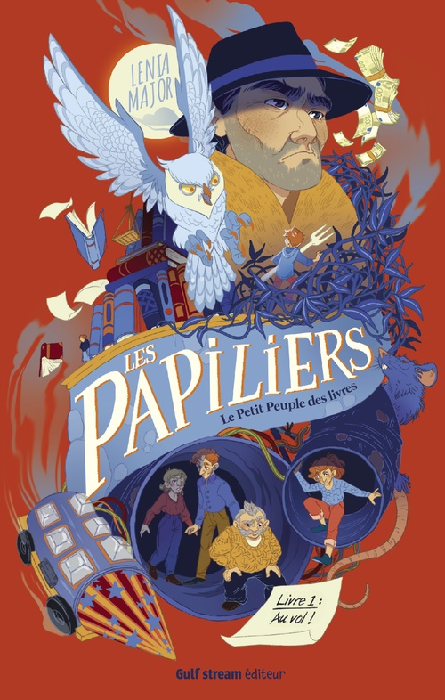 Couverture ebook de Les Papiliers, le petit peuple des livres - Tome 1 Au Vol, de Lenia Major