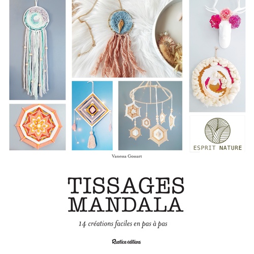 ebook cover of Tissages mandala, by Vanessa Gossart