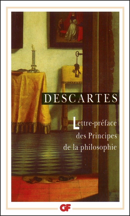 Couverture ebook de Lettre-préface des Principes de la philosophie, de René Descartes
