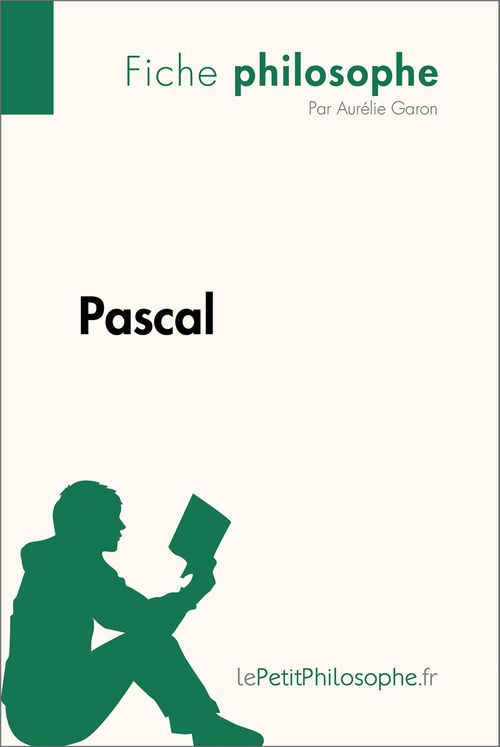 ebook cover of Pascal (Fiche philosophe), by Aurélie Garon