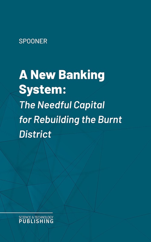 Couverture ebook de A New Banking System, de Spooner
