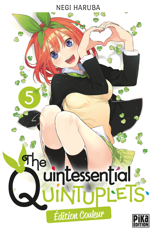 Couverture ebook de The Quintessential Quintuplets T05 Edition couleur, de Negi Haruba