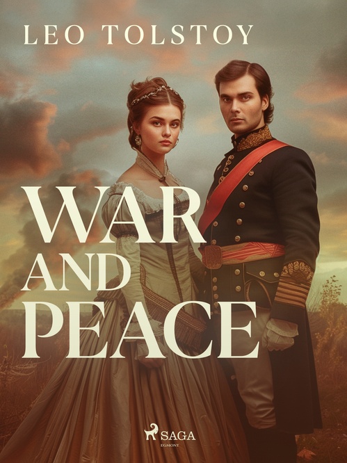 ebook cover of War and Peace, by Lev Tolstoj