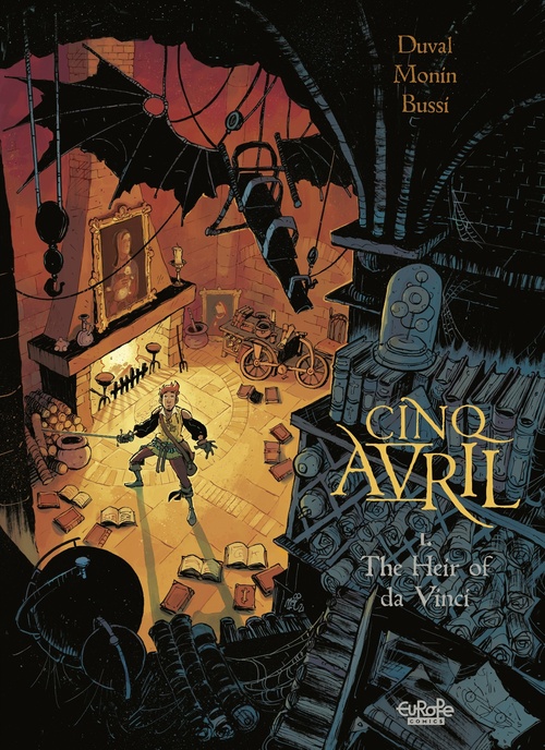 ebook cover of Cinq Avril - Volume 1 - The Heir of da Vinci, by Bussi Michel, Duval Fred