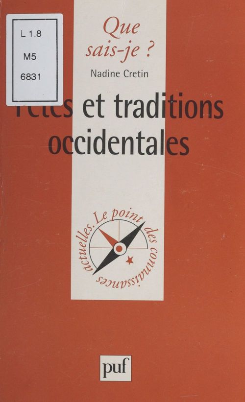 Couverture ebook de Fêtes et traditions occidentales, de Nadine Cretin